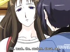step Mom Seduces her step Daughter's Boyfriend - Hentai Uncensored [Subtitled]